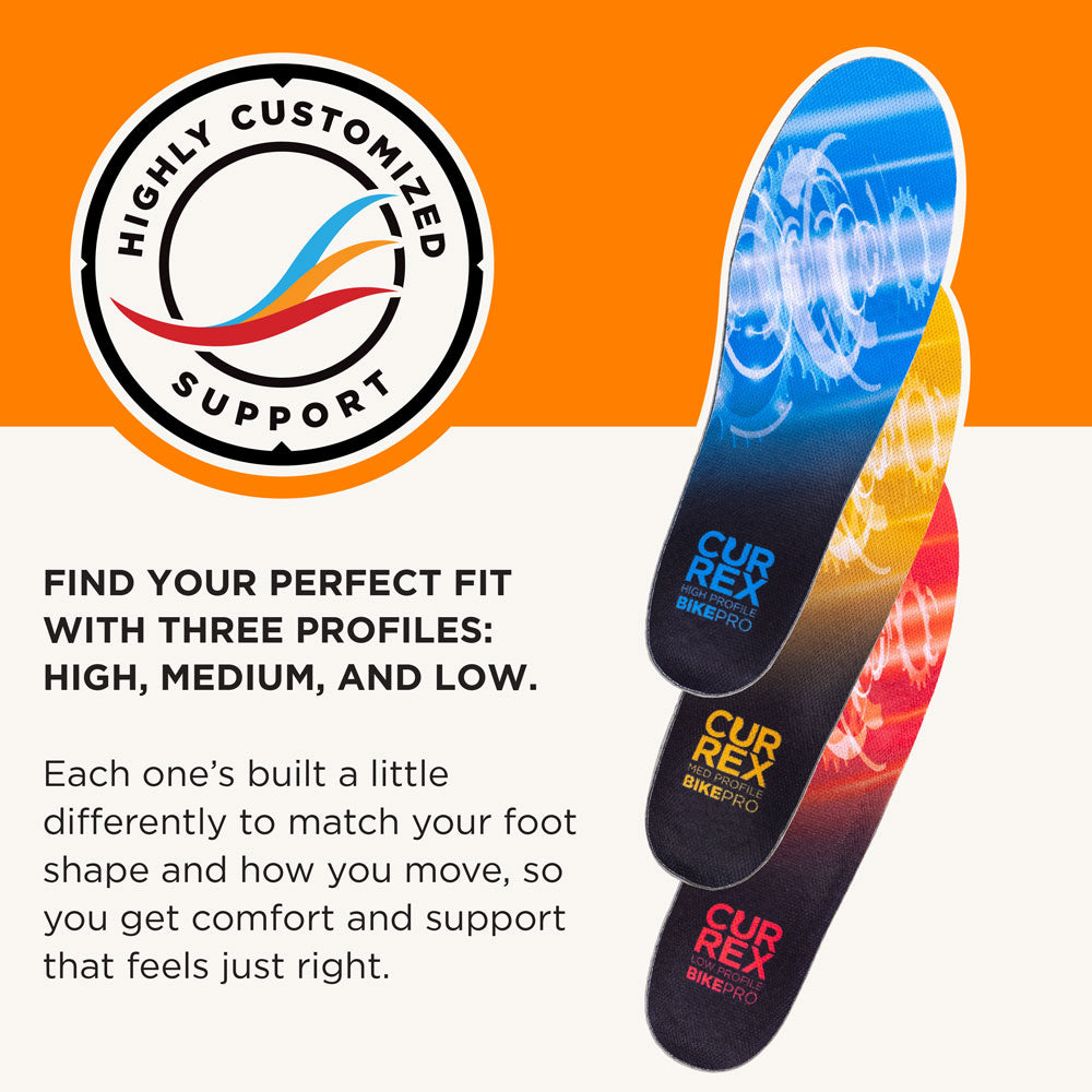 Highly customized support. Find your perfect fit with three profiles: HIGH, MEDIUM, and LOW.
Each one’s built a little differently to match your foot shape and how you move, so you get comfort and support that feels just right. #profile_medium