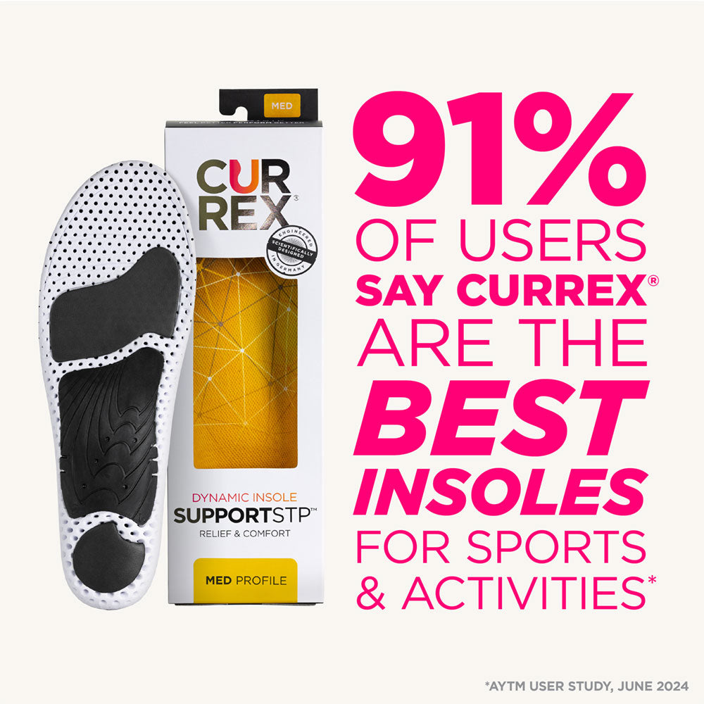 91% of users say CURREX® are the best insoles for sports & activities*
*AYTM User Study, June 2024 #profile_medium