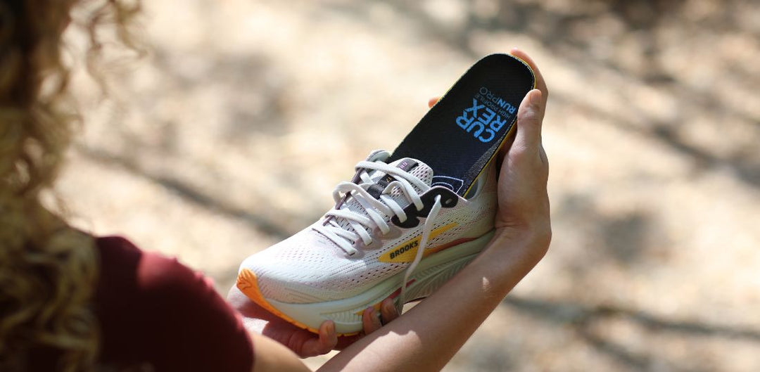 RUNPRO being put into a running shoe