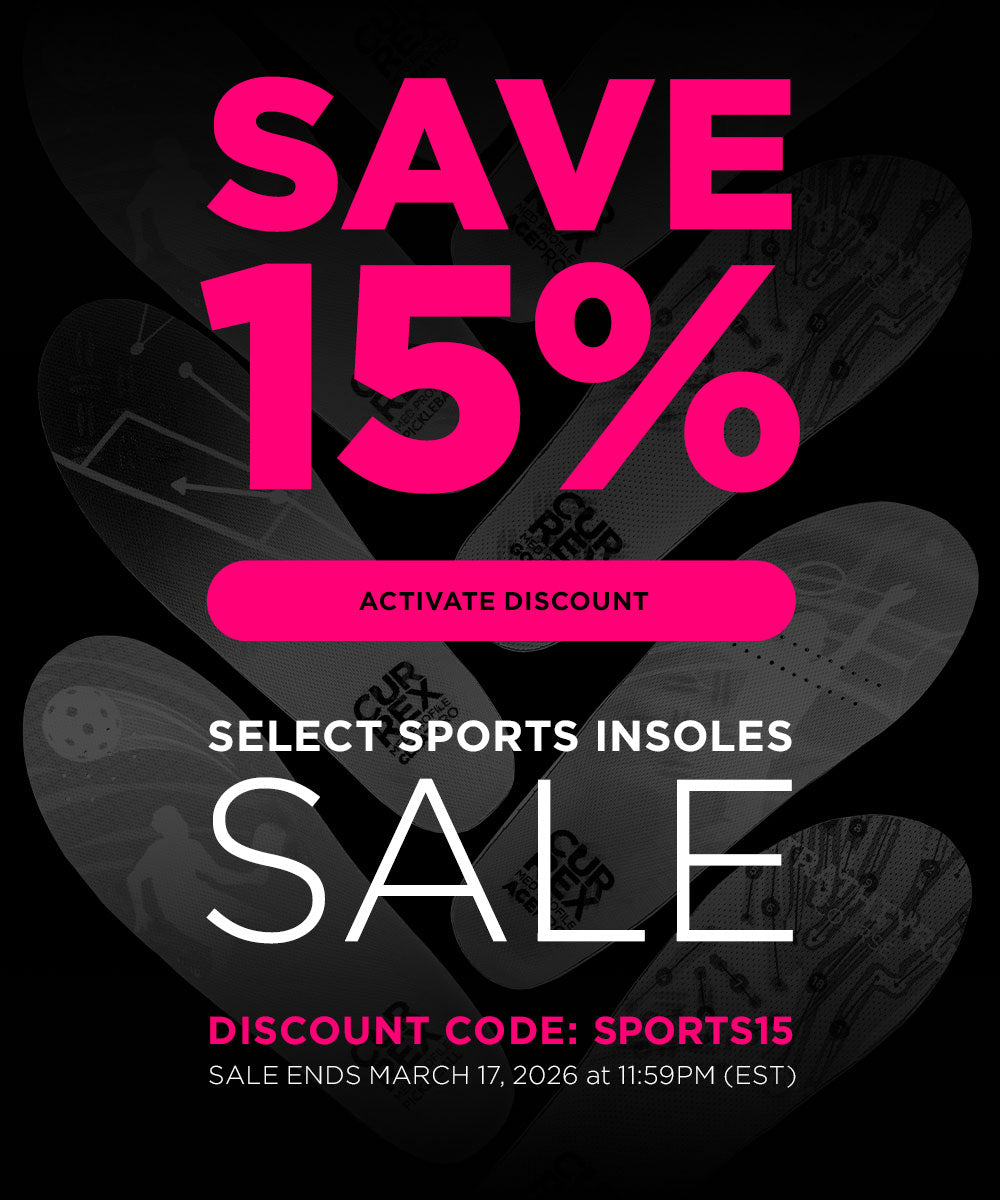 Save 15% on select sports insoles. Click to activate discount. Discount code: SPORTS15. Sale ends March 17, 2026 at 11:59PM EST.