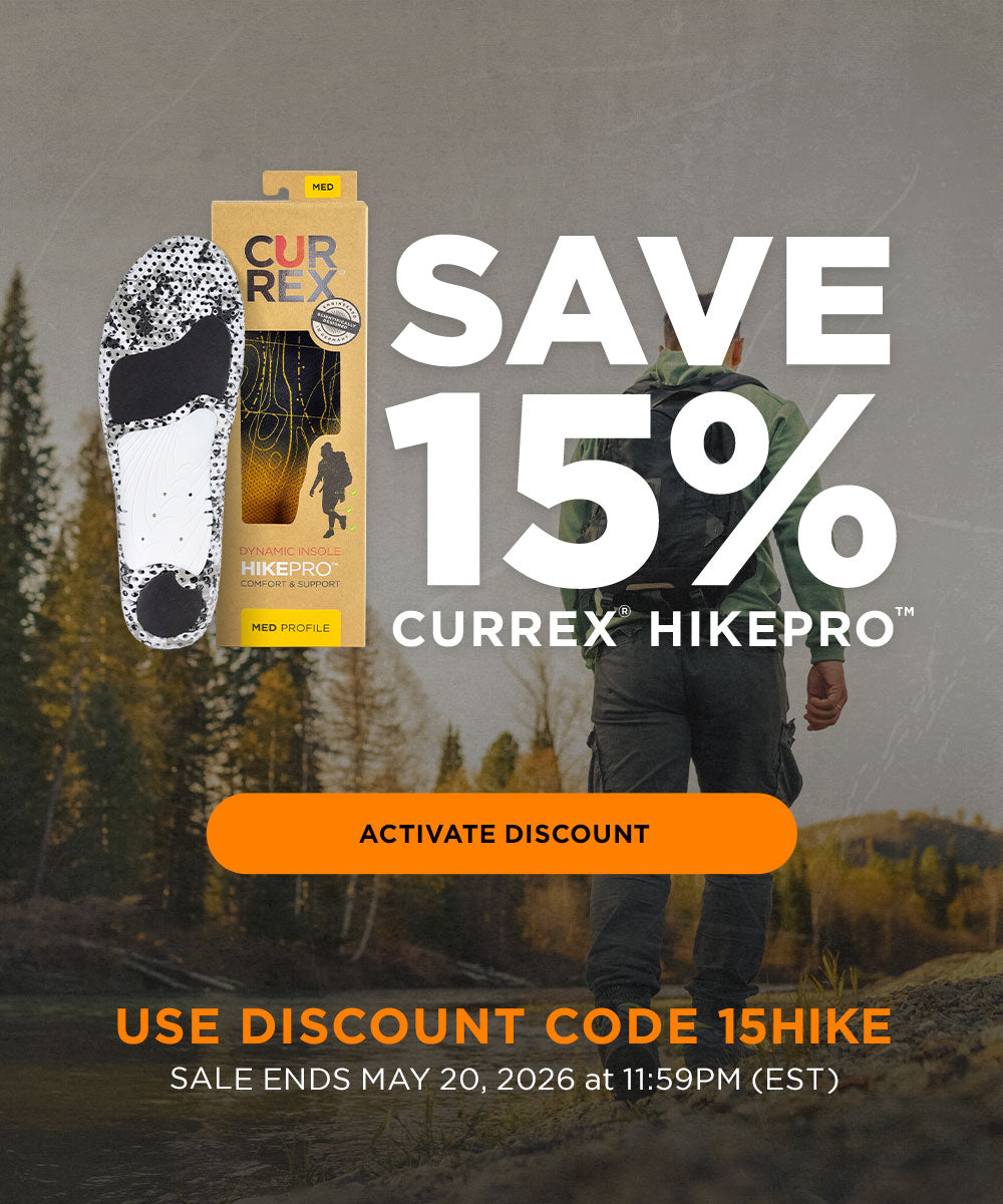 Save 15% off of CURREX HIKEPRO. Activate Discount. Use discount code 15HIKE. Sale ends May 20, 2026 at 11:59PM EST.